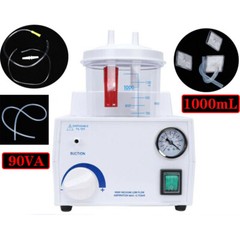 1000mL Portable Phlegm Suction Unit Emergency Medical Vacuum Aspirator Machine