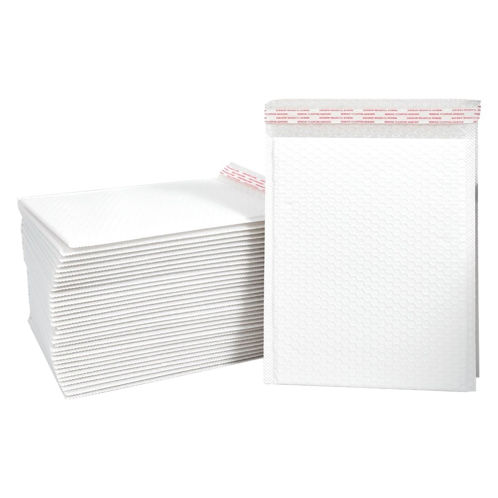 500PCS White 7″x9″ Poly Bubble Mailers Padded Envelopes Packaging Bubble Pak