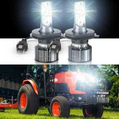 2 Ultra Hi/Lo LED headlight bulbs for Kubota L3560 L4060 L4760 L5060 L5460 L6060