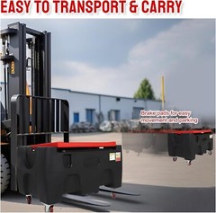 Portable Gasoline Diesel Fuel Tank with 12V Electric Fuel Pump 40 Gallon Black