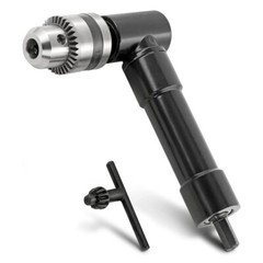 Cordless Right Angle Drill Adapter 90 Degree Adapter Drill with 3/8″ Keyed Chuck