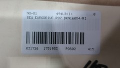Sew Eurodrive R97 DRN160M4/RI Gearmotor 121rpm 15hp 330/575v-ac 3ph