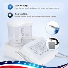 Dental Ultrasonic Scaler 2 IN 1 + Air Polisher Sandblasting Periodontal Therapy