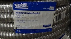 3/4″ x 100ft Aluminum Flexible Conduit FMC Metal Global ALC075 NOS