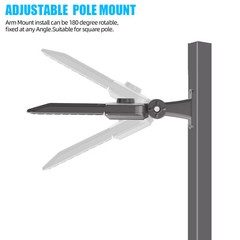 200W LED Parking Lot Shoebox Pole Light Outdoor Commercial Area Light AC100-277V