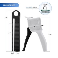Dispenser Gun 1:1/2:1 10:1/4:1 50ml Dental Impression Mixing Dispensing Gun Kit