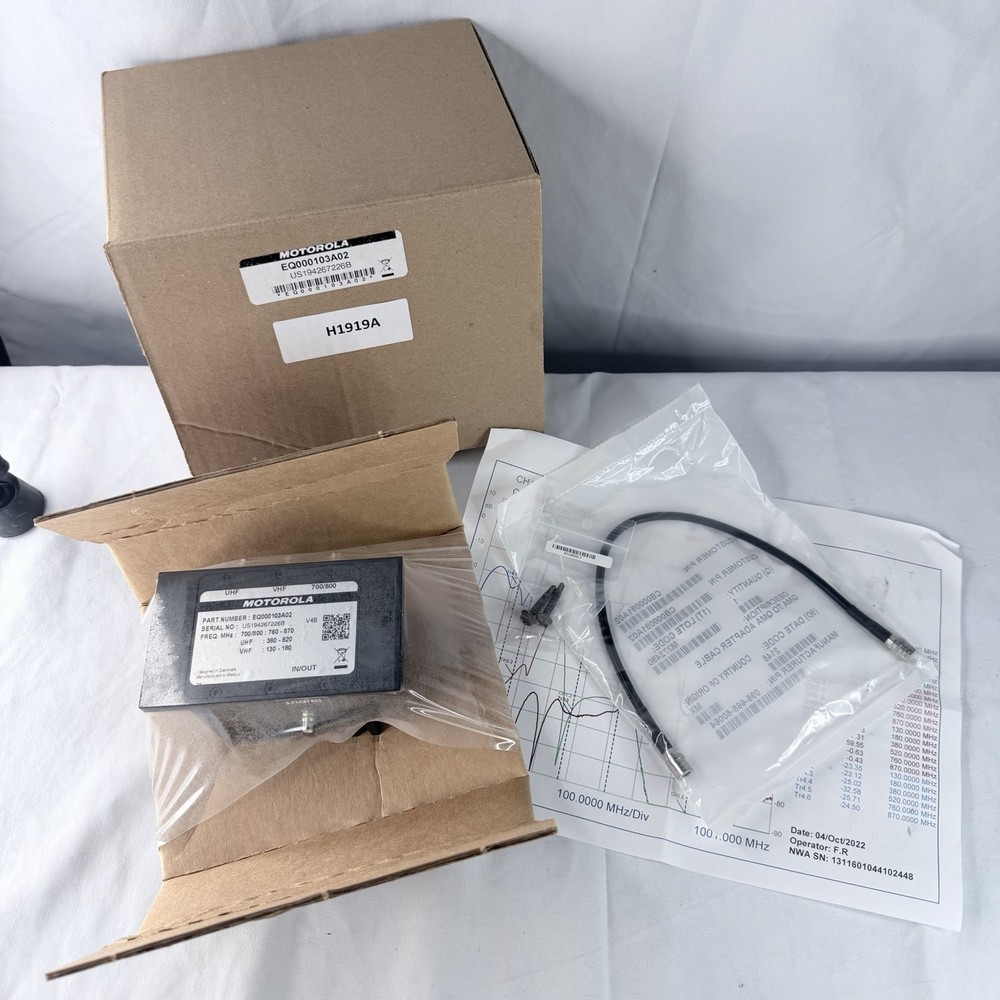 New MOTOROLA EQ000103A02 UHF VHF 700/800 Multiplexer All-Band APX 8500