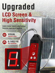 WJL-6000PRO Refrigerant Freon Leak Detector UV LED Car AC HVAC R134A R22 R410A