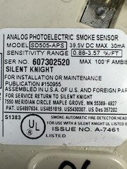 Silent Knight SD505-APS Addressable Smoke Detector w/ Base