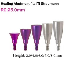 Dental Healing Abutment Caps NC/RC Cover Screw fits ITI Straumann BL/BLT