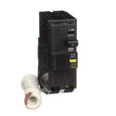 Square DQO 50-Amp 2-Pole GFCI Circuit Breaker (QO250GFIC)