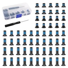 61Pcs Red Dot Sights Screws Kit Alloy Steel Flat Head Screws for Optics Mount…