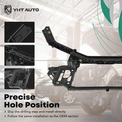 Front Radiator Core Support Dodge Avenger 2008-2014 Plastic Steel