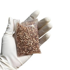 High Purity 99.99% Copper Pellet Lab Research Oxygen Free Copper Particles 3x3mm