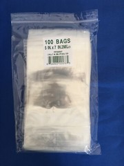 Clear Cello Zipper Zip Lock Seal Top Reclosable Hang Hole Plastic Poly Bags 2Mil
