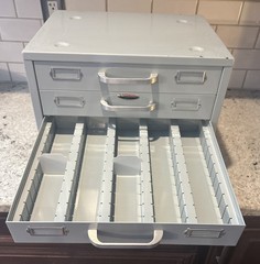 NEUMADE 5-Drawer STACKABLE Photography Metal File Cabinet 15.5” W x 13”H x 12”D
