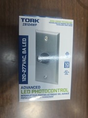 Tork ZB124WP Advanced Photocontrol Button 120–277VAC, 8A Led