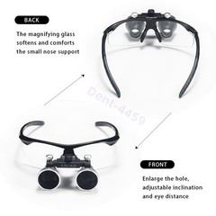 Dental Surgical Medical Loupes Binocular Magnifying Glass With 5W LED Head Light