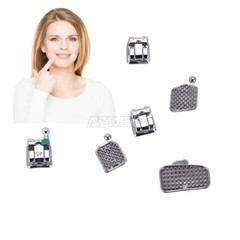 Dental Ortho Brackets Self Ligating Mini MBT/Roth.022″ Hooks 3-4-5+Buccal Tubes