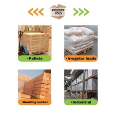 30″ x 1000′ 1 Roll 80 Gauge Cast Extended Core Pallet Cling Stretch Wrap, Clear