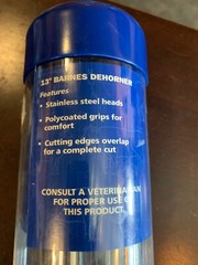 13″ BARNES DEHORNER for livestock Ideal Instruments 2101 NEW!