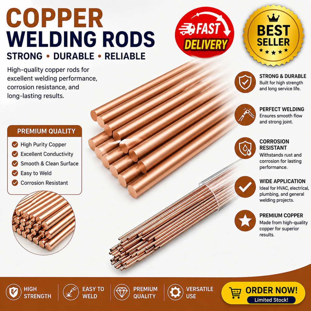 40 Sticks Brazing Rods AWS Bcup-5 15% Silver Solder Phos Copper Brazing Alloys r