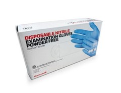 Honeywell Examination Gloves Powder-Free, Blue medical grade 200 count (large)