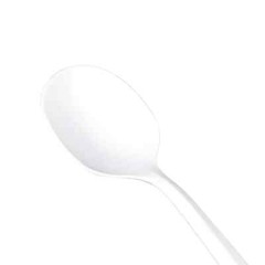Karat PP Plastic Medium Weight Soup Spoons – White – 1,000 ct, U2007W