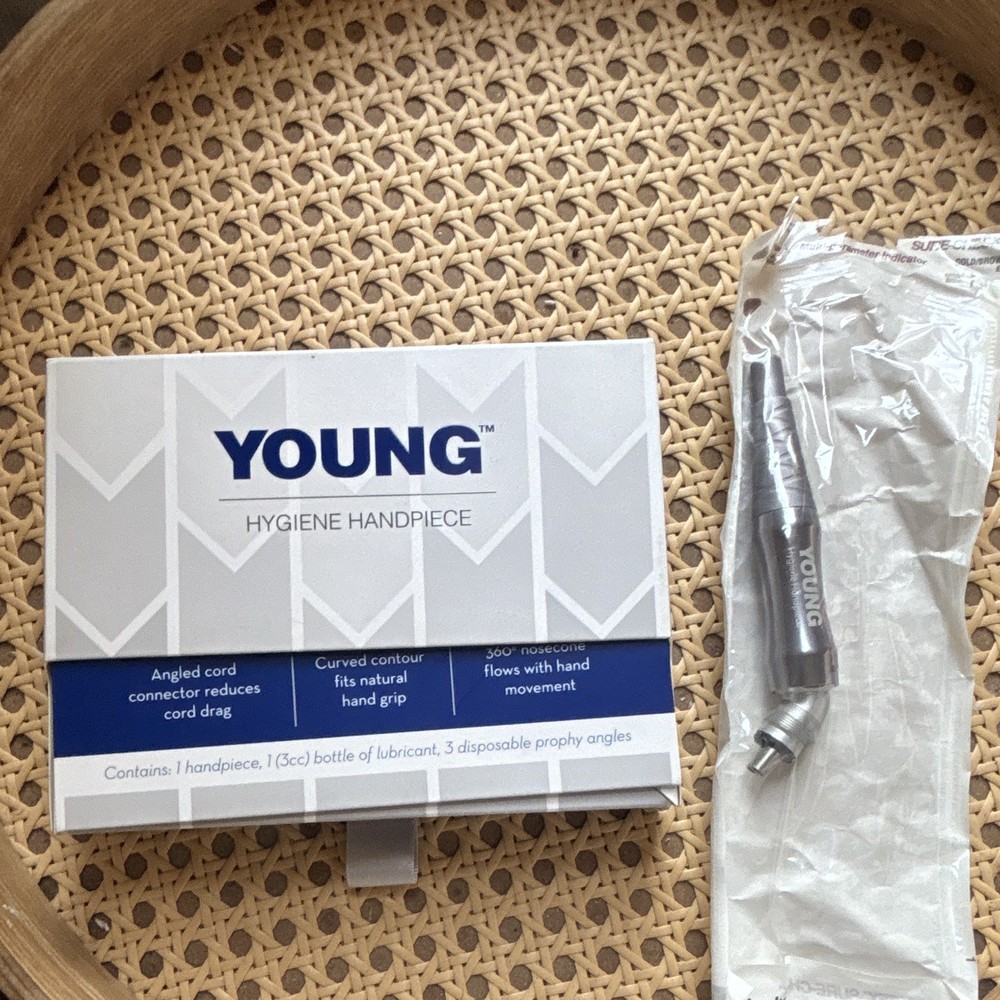 Young 410001 Low Speed Contra Angle Handpiece Manual Chuck 4-Hole Midwest