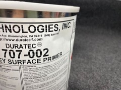 DURA TECHNOLOGIES, 4 Gallons DURATEC Grey Surface Primer*