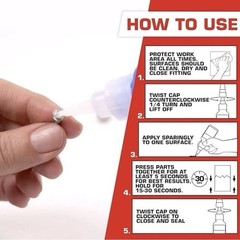 12 Pack Loctite 1365882 Liquid Professional Super Glue 20g Large Bottle