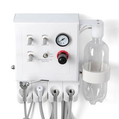 Portable Dental Turbine Unit With Weak Suction Air Compressor/ Low Handpiece Kit