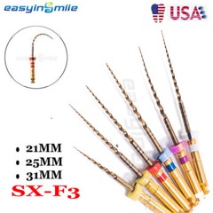 Easyinsmile Dental Endo Rotary Files X-Pro Gold Taper NITI Endodontic Files