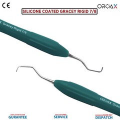 7 piezas de curetas dentales Gracey para conducto radicular periodontal escalada