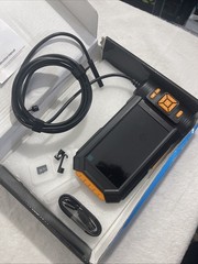 HD808 1080P LED Endoscope with 5” IPS HD Screen, USB-C, TF Card, IP67 NIB