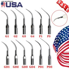 5pc Dental Ultrasonic Piezo Scaler Tips fit DTE SATELEC/EMS Woodpecker Handpiece