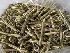 Lot of 2-1/2″ Cotter Pins Yellow Zinc Plated 14 POUNDS!!!