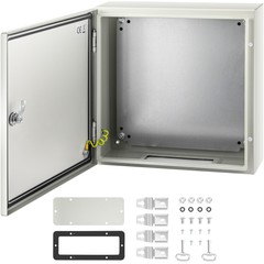 VEVOR Steel Electrical Box Electrical Enclosure Box 16x16x6” Carbon Steel IP65
