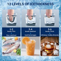 Commercial Ice Maker Machine-Head Only 400 LBS/24h 132 Ice Cubes Self-Cleaning