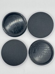 2″ Hole Nylon Locking Panel Plugs Black/White Dome Cover 2 1/8″ Top Width
