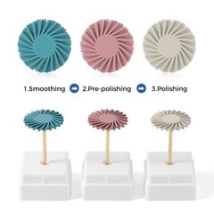 AZDENT Dental composite polishing diamond HP 2.35mm disc wheel for Handpiece