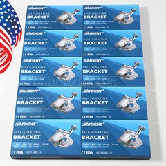 Dental Orthodontic Brackets Passive Self-Ligating Brace Roth.022 Hook 345