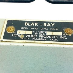 Ultra-Violet Products Inc Blak-Ray X-4 Long Wave Ultra-Violet UV Lamp Fixture