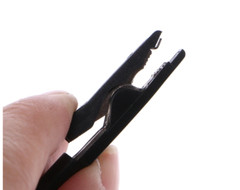 2 PCS Full Insulated Alligator Clip 2mm Banana Female Adapter Meter Test Probe
