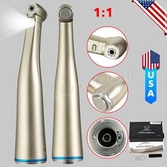 2 Ti-MAX X25L Dental 1:1 Fiber Optic Contra Angle Slow Speed Handpiece fits NSK