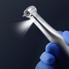 Dental 1:5 Increasing Handpiece Contra Angle LED For KAV NSK Electric Motor USA
