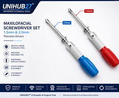Maxillofacial 1.5mm, 2.0mm & 2.5mm Screwdriver Orthopedic Instrument