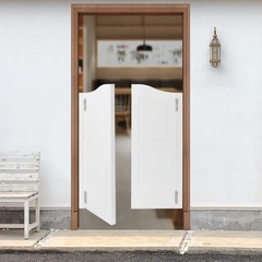 Partition Door, Solid Wood Door, Partition Door for Shop Entrance Partition