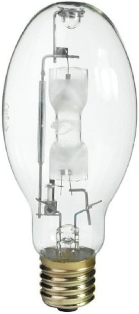 GE 47760 Multi-Vapor Cool White 175 Watt 120V Metal Halide Clear HID Light Bulb