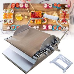 Commercial Round Sushi Roll Machine Stainless Sushi Maker Rice Roll With 3 Mould
